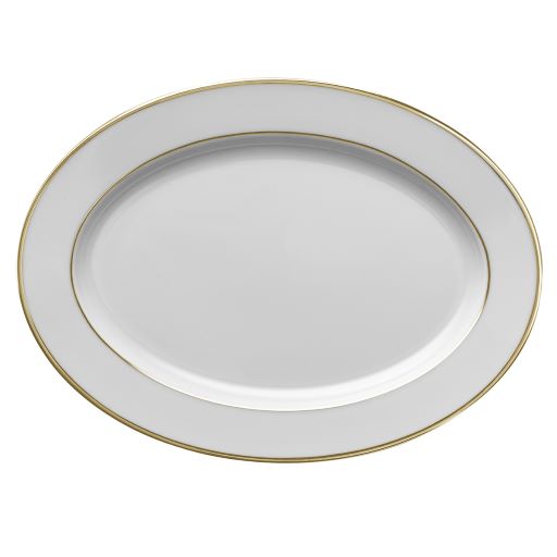 Degrenne GALON Oval Dish 15" x 11" - GOLD SKU: '241095-0