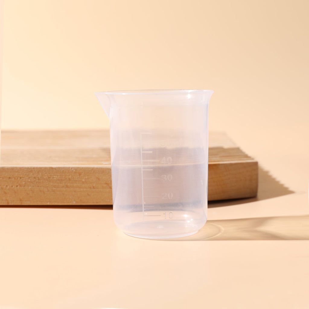 50ml food-grade clear measuring cup with visible graduation marks for baking and crafting — view 2