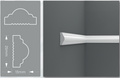 Ready to Go Wall Molding Kit - 3 Upper & 3 Bottom Frames | Easy Installation-5