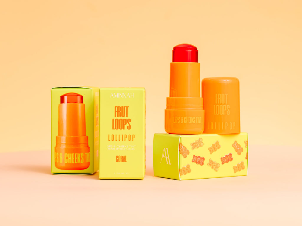 Fruit Loops LOLLIPOP - Lips & Cheeks Tint - Coral-3