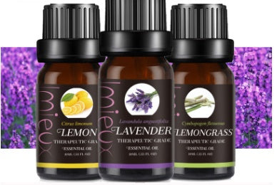 Small 10ml glass bottle of pure aromatherapy essential oil for spa massage and stress relief — view 2