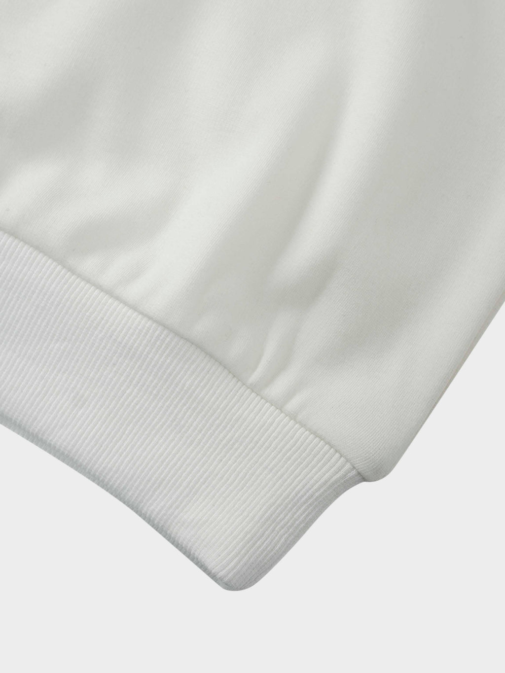 Embossed Crown Sweatshirt-Ivory-3