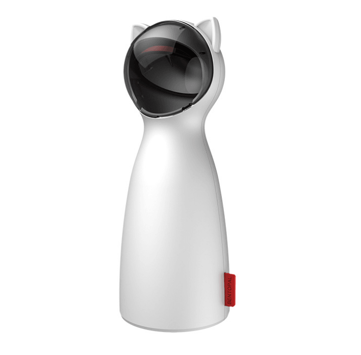 White SmartPaw interactive laser cat toy made of durable plastic for indoor pet entertainment. — view 5