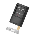 Three button smart remote car key shell case for Holden Captiva with uncut metal blade