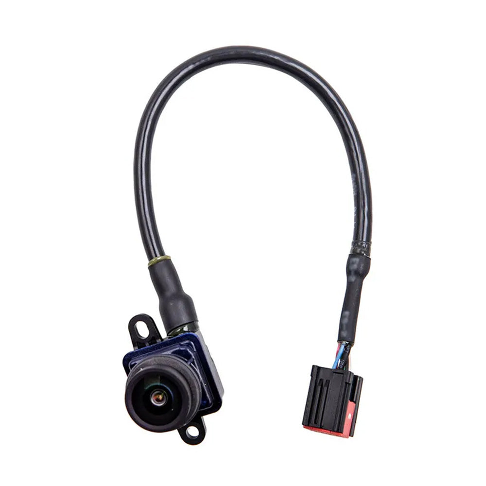 Rear backup camera replacement part with black housing and electrical connector for vehicle rear view — view 5