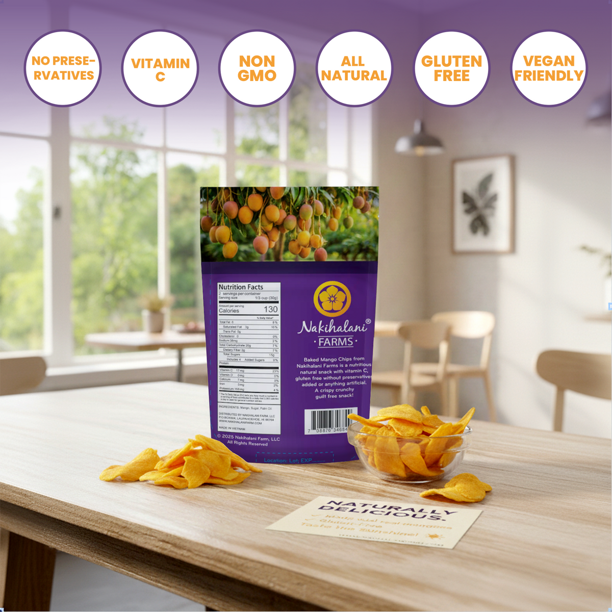 Baked Mango Chips 2.47oz-2