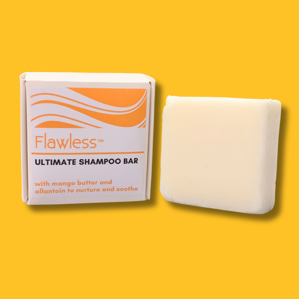 Round solid shampoo bar made with mango butter for natural and eco-friendly hair care — view 2