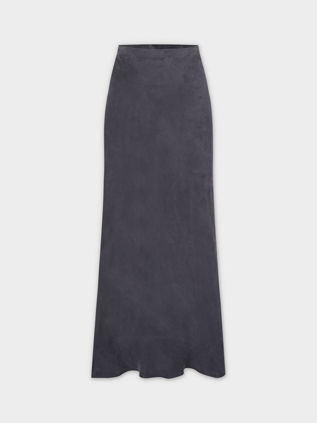 Cupro Slip Skirt-Black-0
