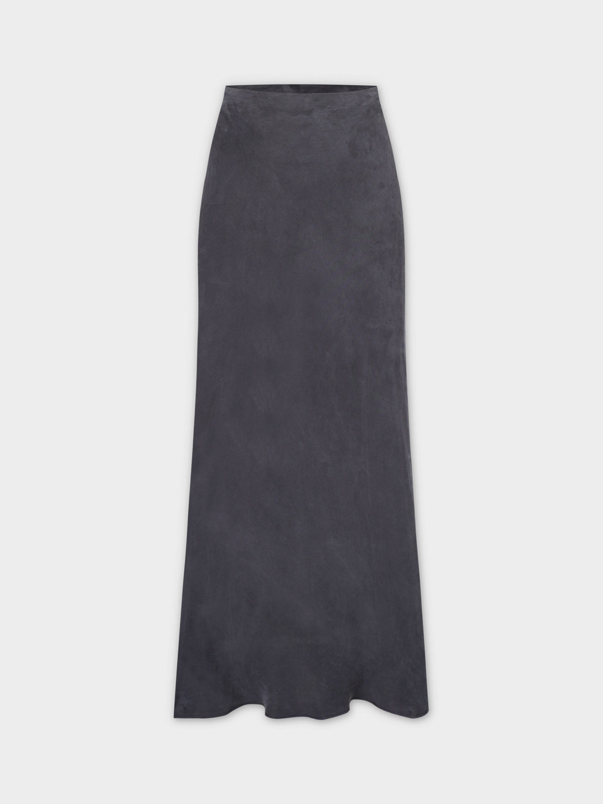 Cupro Slip Skirt-Black-0