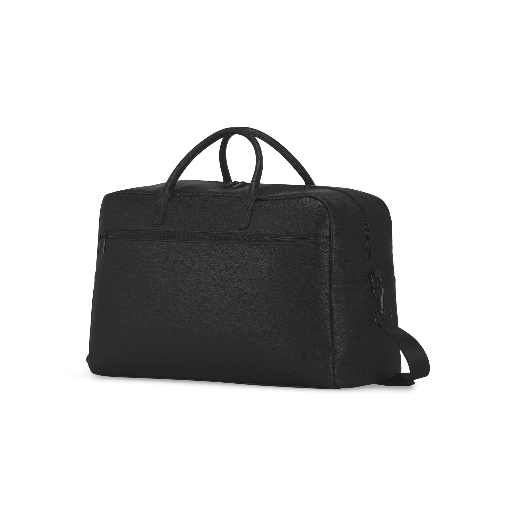 Premium Lisbon duffle bag, an elegant travel luggage with sturdy carrying handles and sleek structural design — view 2