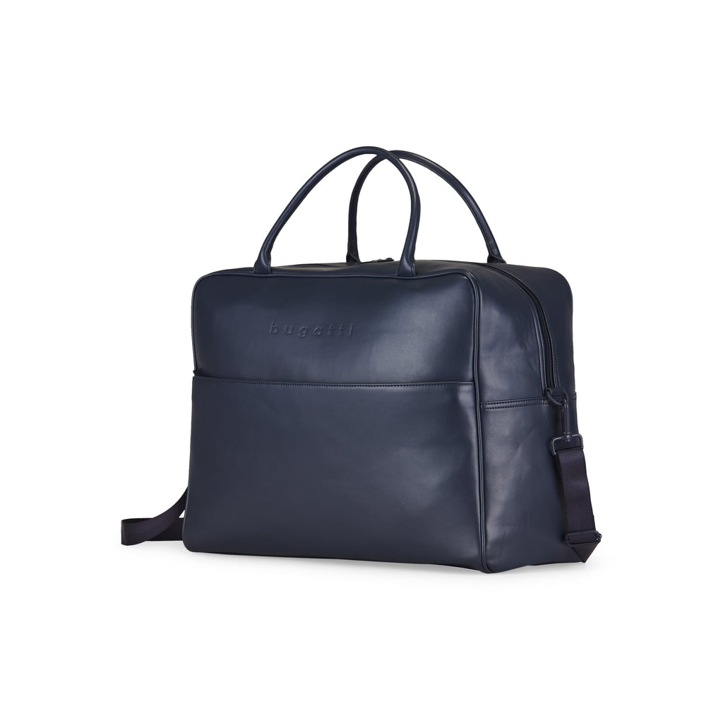 Premium Lagos duffle weekender bag featuring sturdy handles, detachable shoulder strap, and luxury zipper pullers — view 2