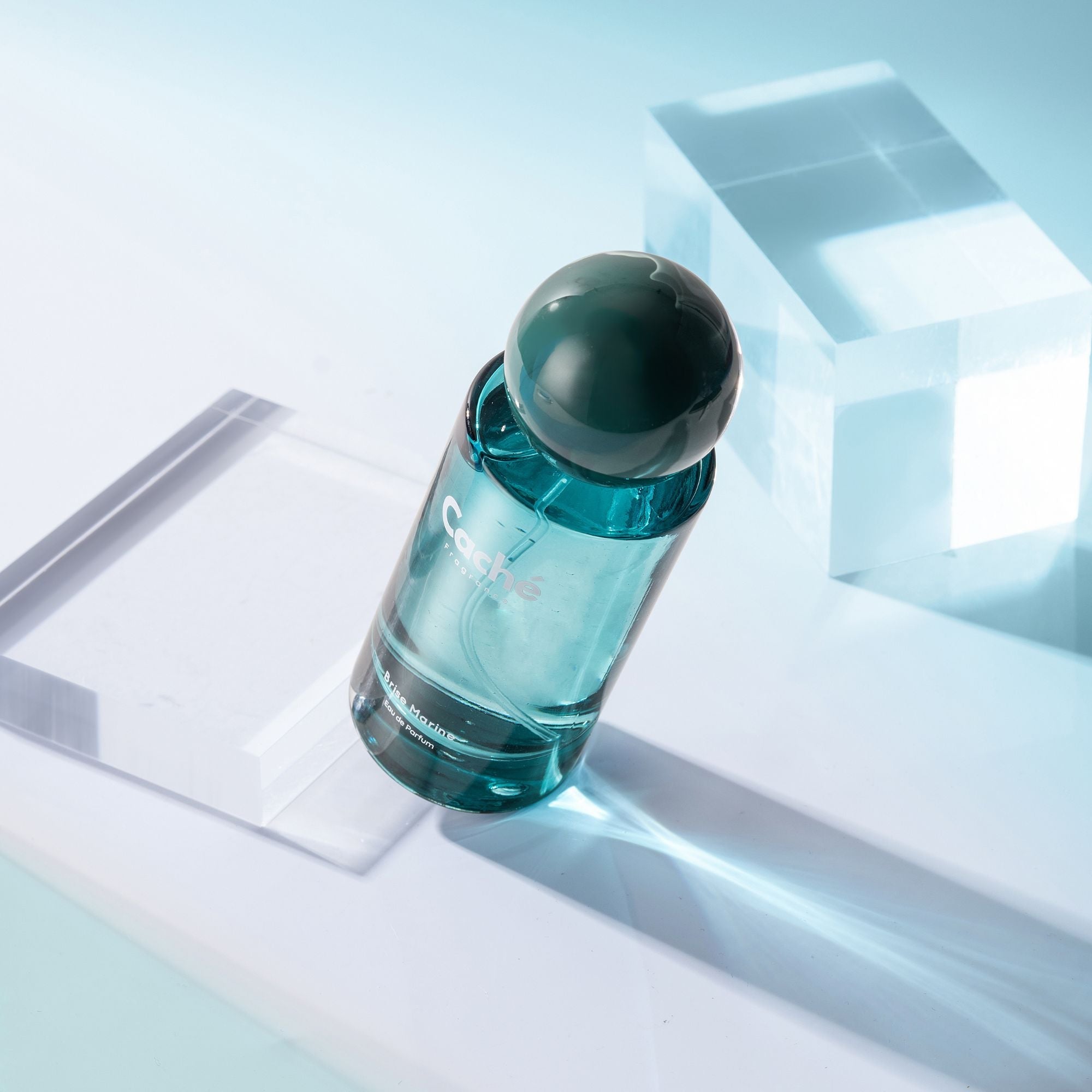 Caché Brise Marine 50ml fresh coastal unisex fragrance glass bottle on a clean background — view 3