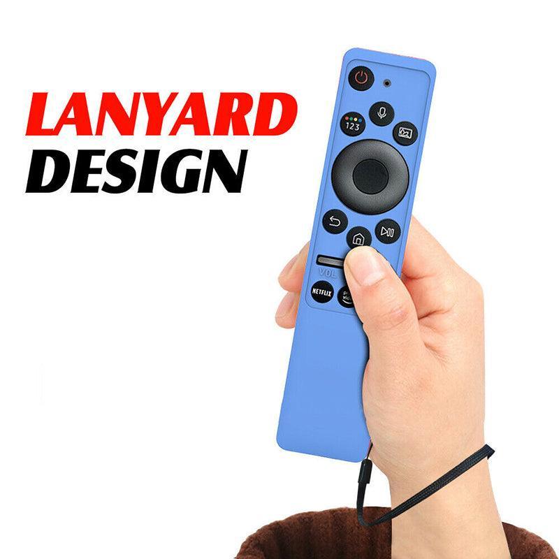 Bright silicone remote control cover with anti slip grip and full button access for smart televisions — view 4