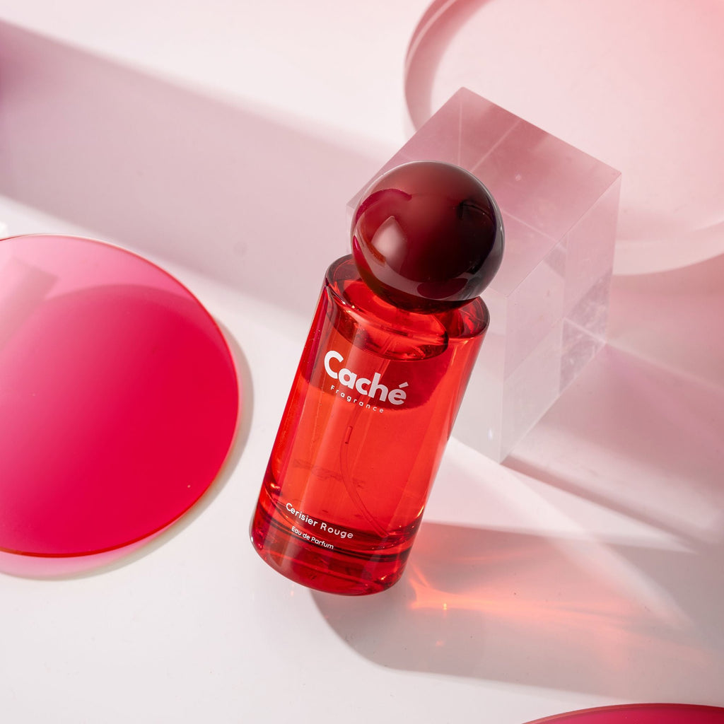 Cerisier Rouge 50ml eau de parfum glass bottle with black cherry and sensual floral fragrance — view 3