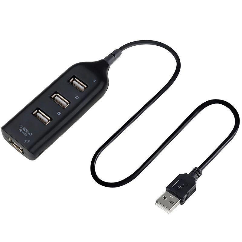 Slim multi port USB hub smart splitter for connecting laptop and computer accessories — view 4