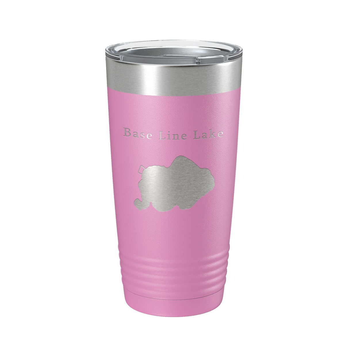 Base Line Lake Map Tumbler Travel Mug Insulated Laser Engraved Coffee Cup Huron River Chain of Lakes Michigan 20 oz-14