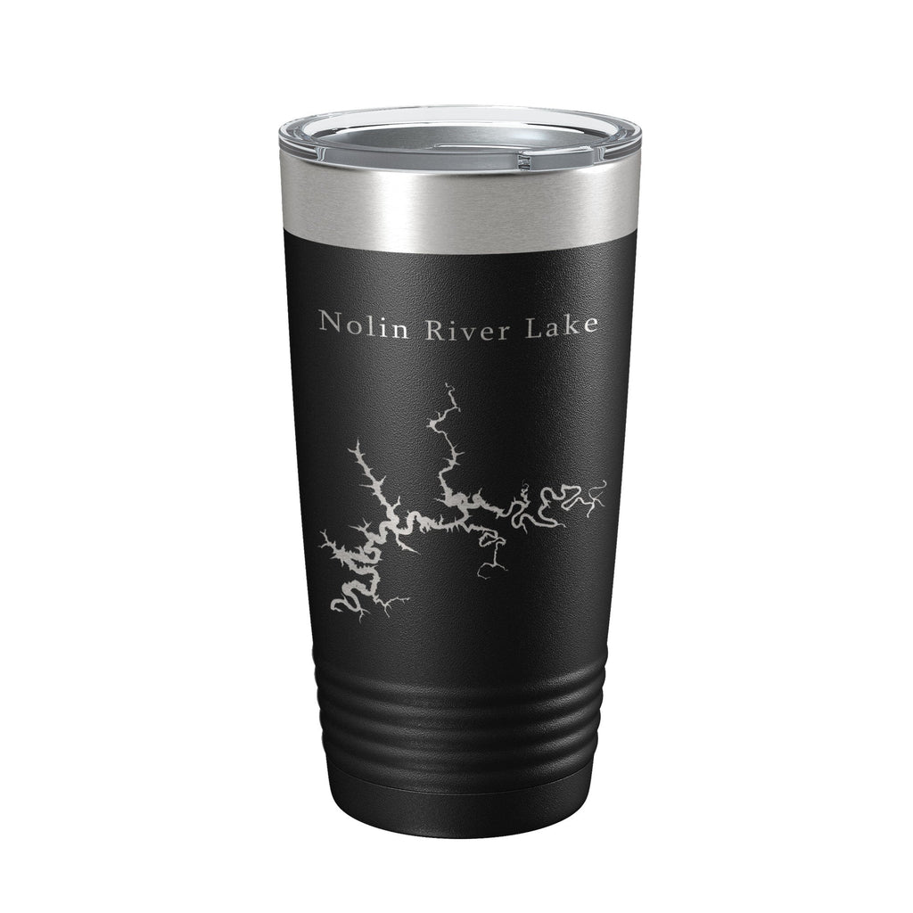 Nolin River Lake Map Tumbler Travel Mug Insulated Laser Engraved Coffee Cup Kentucky 20 oz-5