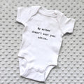 "My Mother Doesn't Want Your Advice" Baby Onesie (6 months)-0