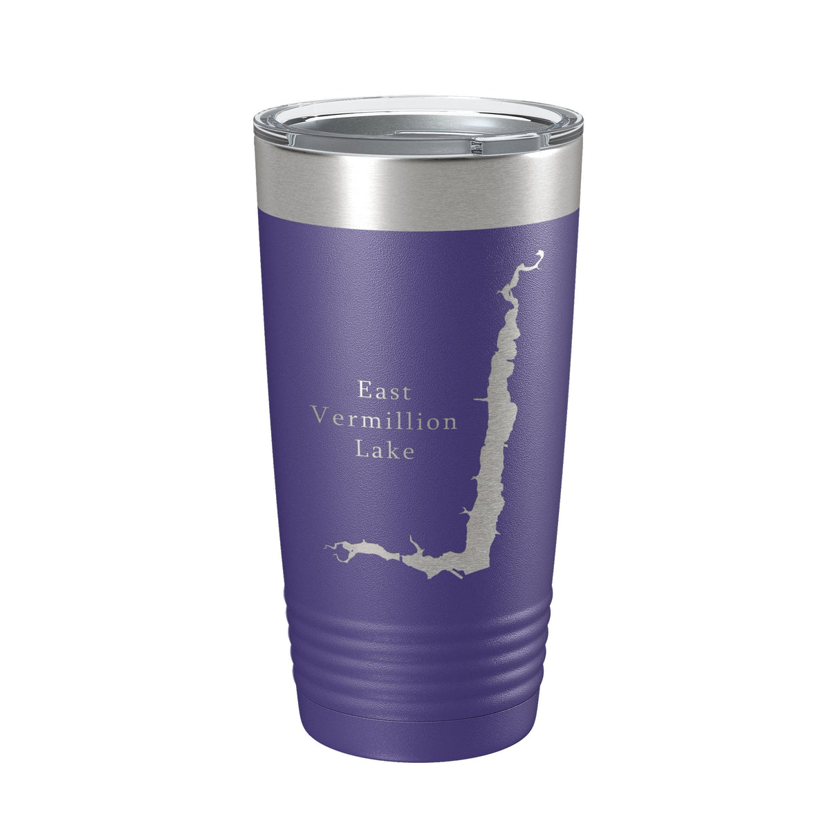 East Vermillion Lake Map Tumbler Travel Mug Insulated Laser Engraved Coffee Cup South Dakota 20 oz-15