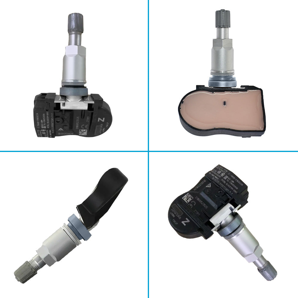 Four piece tire pressure sensor kit featuring durable replacement components and precise vehicle monitoring — view 2