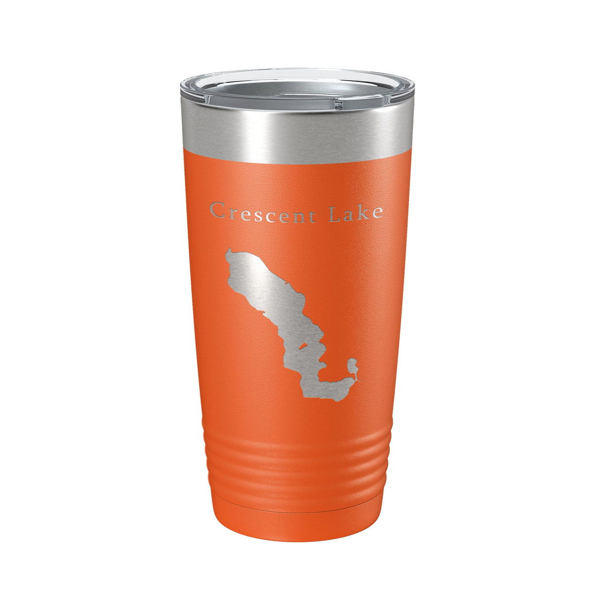 Crescent Lake Map Tumbler Travel Mug Insulated Laser Engraved Coffee Cup Florida 20 oz-17
