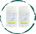 Natural kids and teens deodorant 2-pack sticks, aluminum-free hypoallergenic formula for sensitive skin