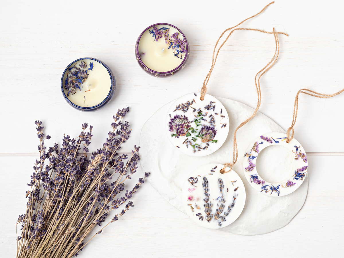 Botanical Wax Sachet – Spa & Relaxation | Calming Closet & Drawer Scents-2