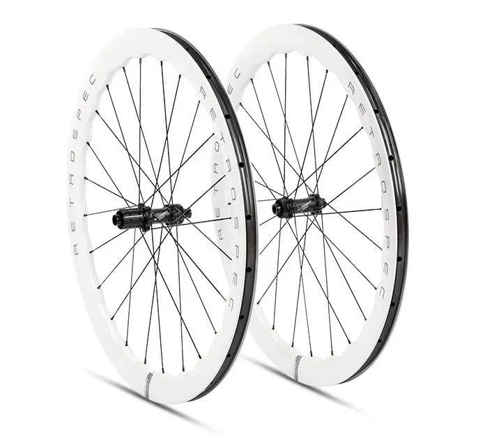 RS-H290 Wavy Carbon Road Bike Wheelset | 50mm Disc Brake Thru Axle-0