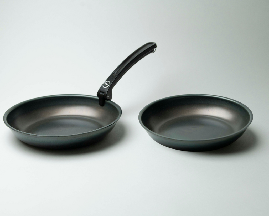 2 x 10" Everywhere Carbon Steel Pan set.-0