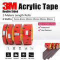 Heavy duty double sided foam tape roll with red easy release liner for automotive vehicle trims