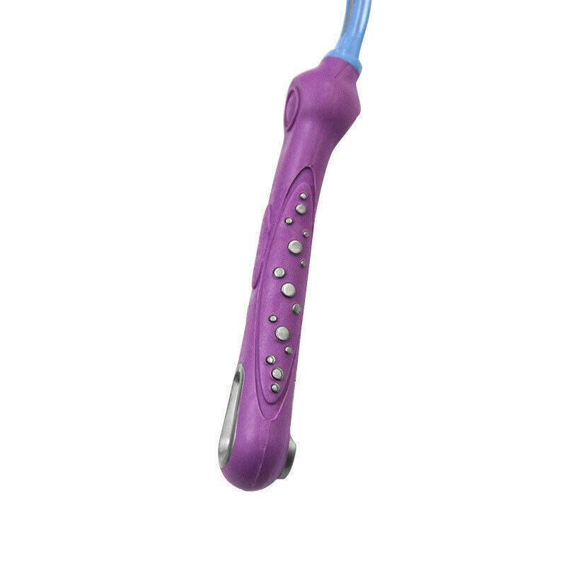 Three-sided pet toothbrush with soft bristles and ergonomic handle for dog and cat dental cleaning — view 3