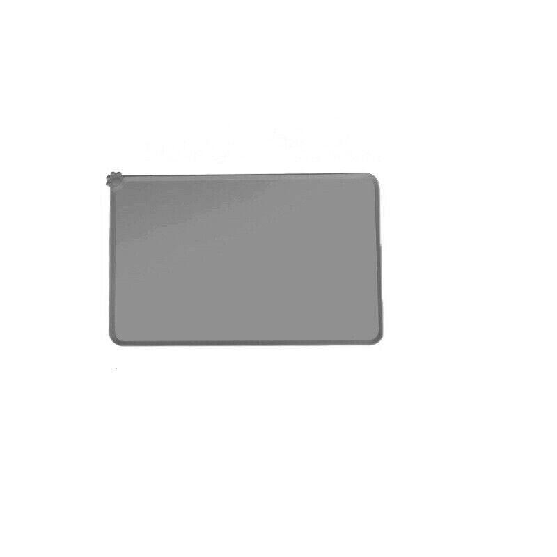 Waterproof silicone pet feeding mat with raised edges for dog and cat food bowls — view 2