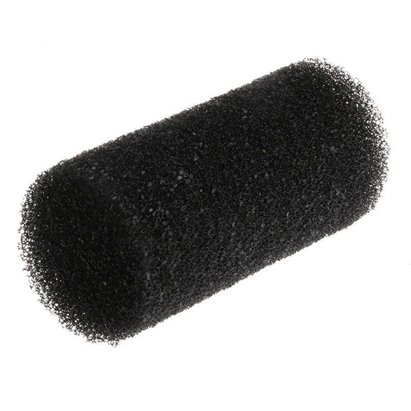 Ten piece black foam aquarium filter intake sponge set for protecting fry and small fish — view 4