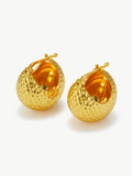 Gold Vermeil Hoop Earrings – Zadie | No More Nobody-0