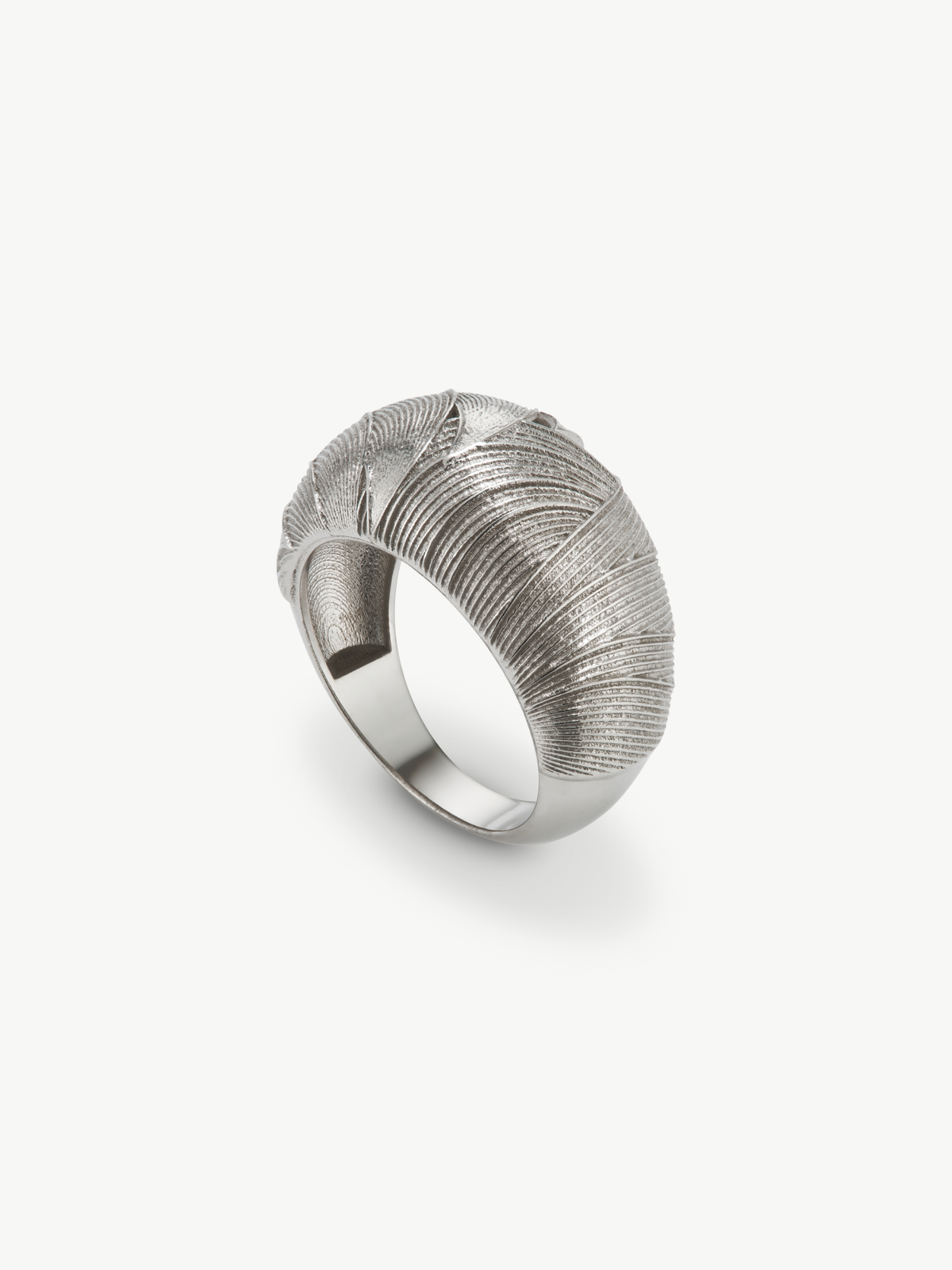 Sterling Silver dome ring – Day | No More Nobody-0