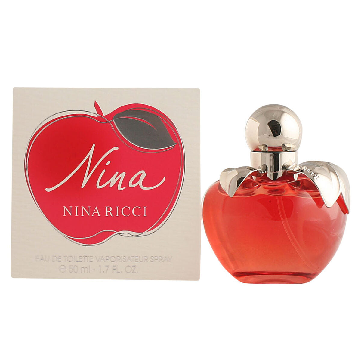 Nina Ricci women's eau de toilette 50ml perfume spray bottle in elegant designer packaging — view 3