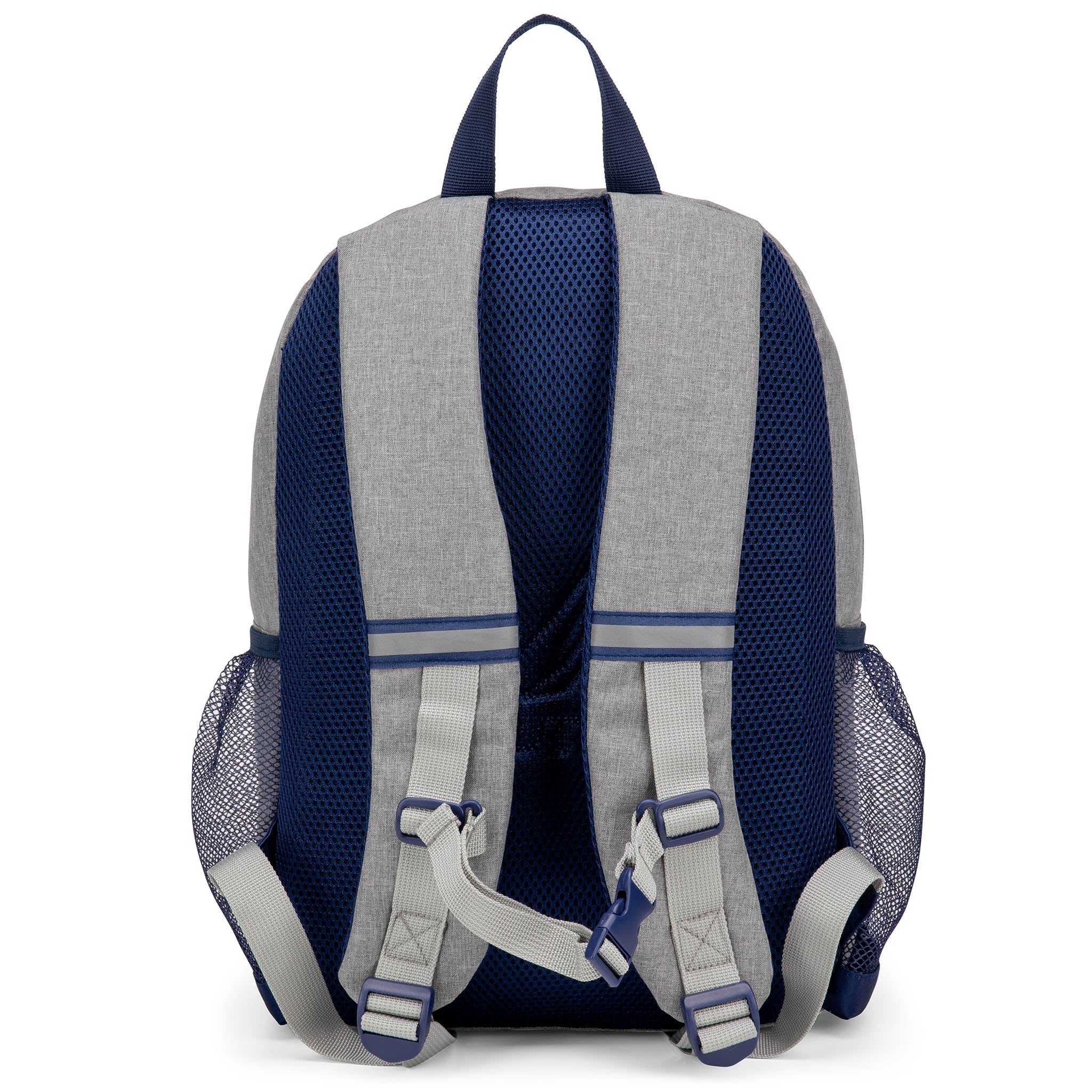 Nautica kids backpack with heart pattern, durable water-resistant polyester material, and padded shoulder straps — view 5