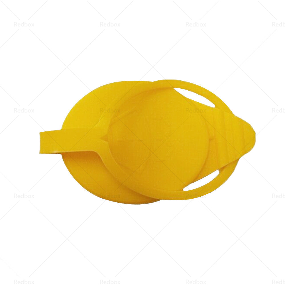 Black plastic windscreen washer bottle cap lid for car fluid reservoir replacement — view 3