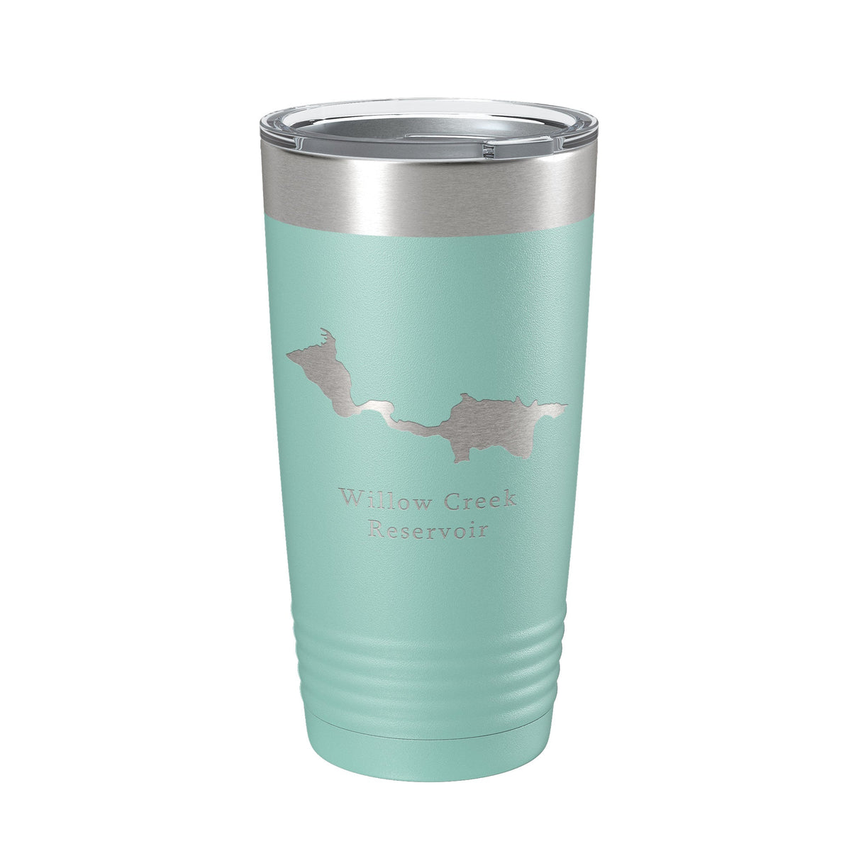Willow Creek Reservoir Arapaho Tumbler Lake Map Travel Mug Insulated Laser Engraved Coffee Cup Colorado 20 oz-12