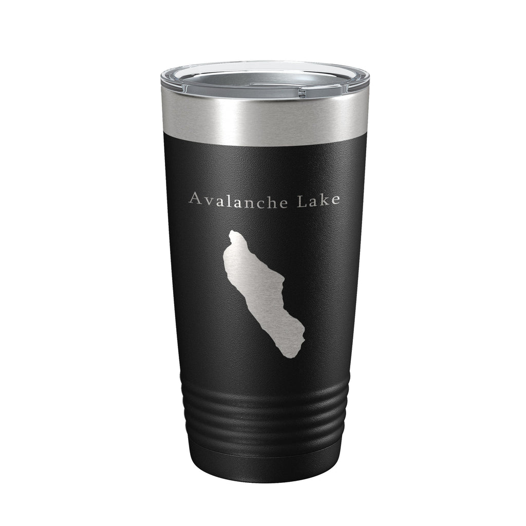 Avalanche Lake Map Tumbler Travel Mug Insulated Laser Engraved Coffee Cup Montana 20 oz-5