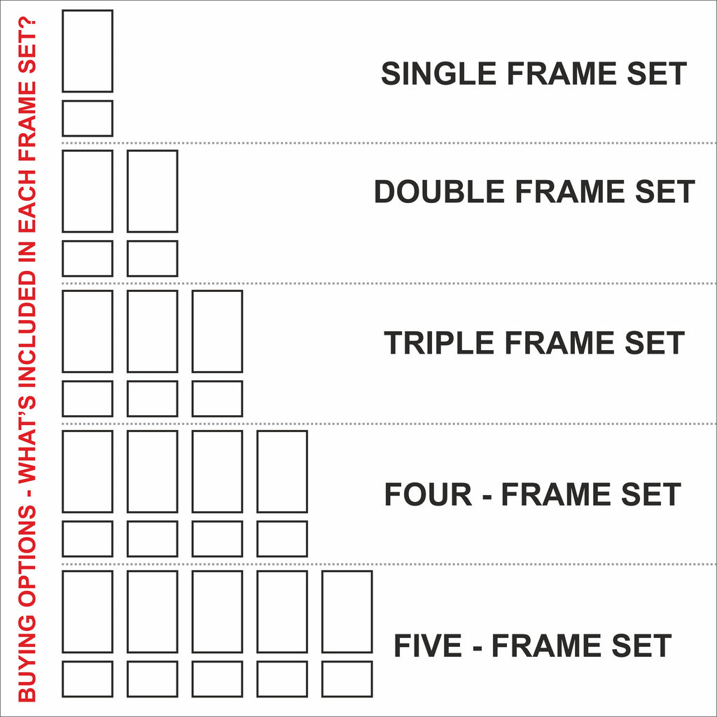 Ready to Go Wall Molding Kit - 3 Upper & 3 Bottom Frames | Easy Installation-4