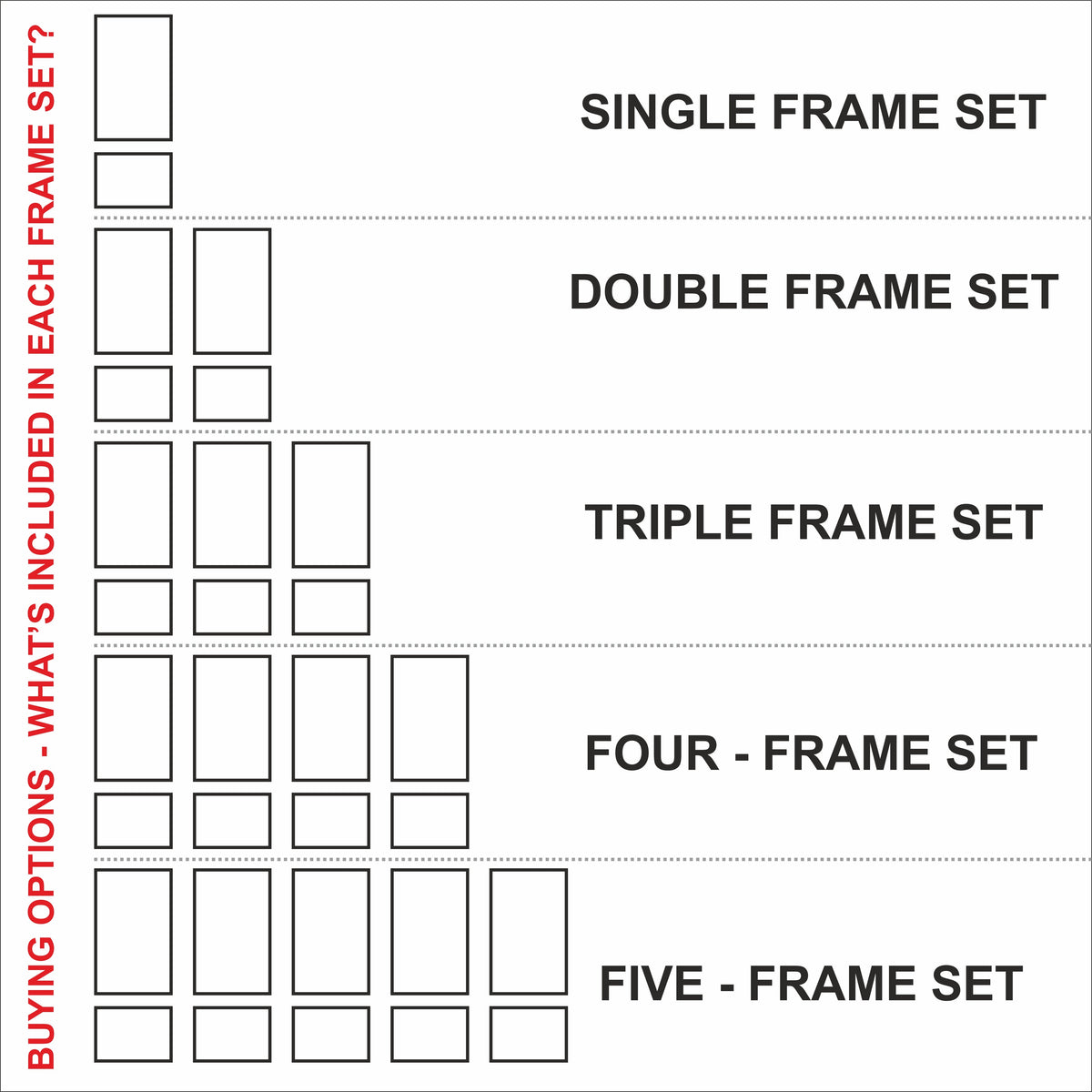 Ready to Go Wall Molding Kit - 3 Upper & 3 Bottom Frames | Easy Installation-4