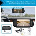7-inch digital rearview mirror monitor screen for trucks and cars, showing reversing camera video feed