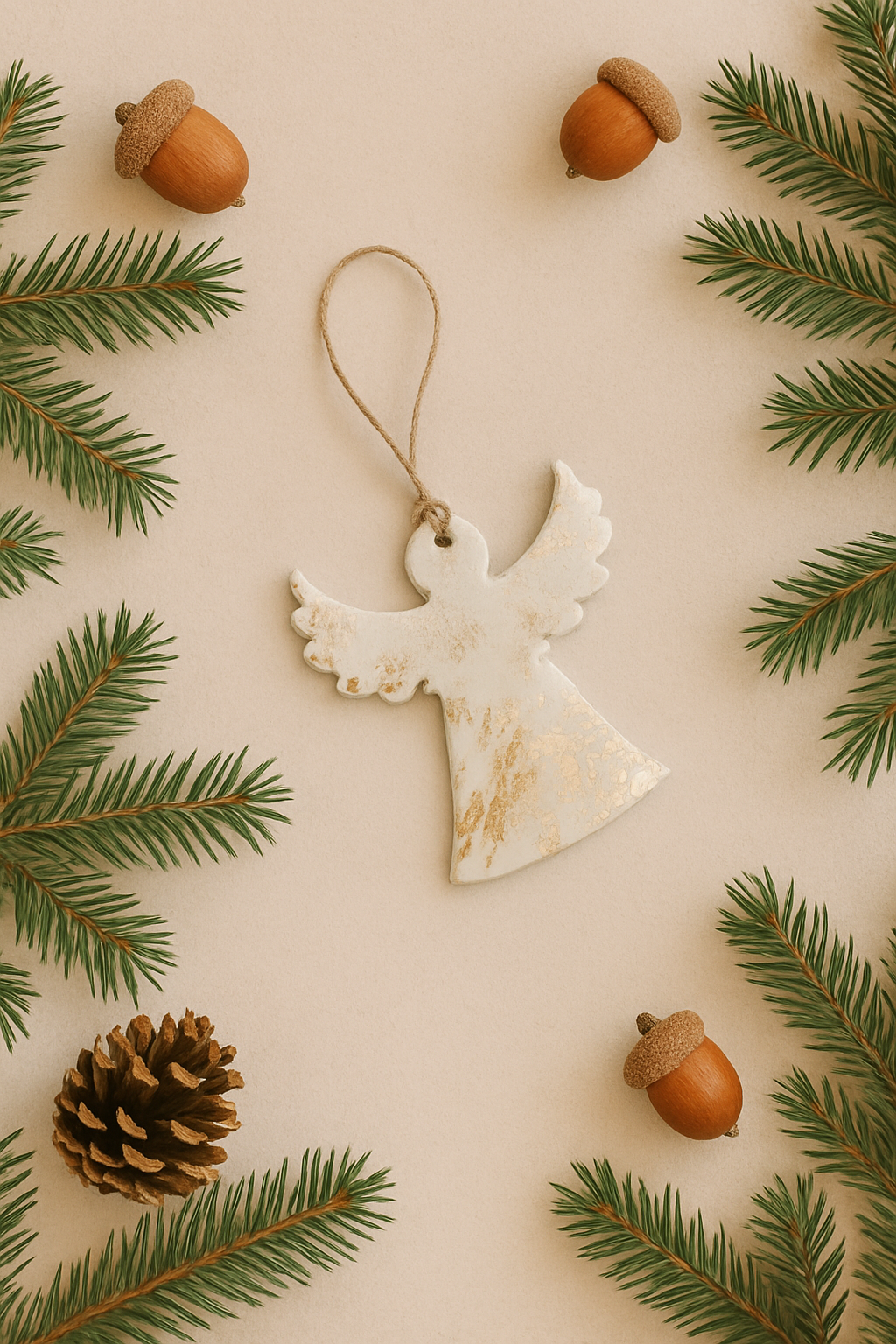 Handmade Angel Christmas Ornament-1