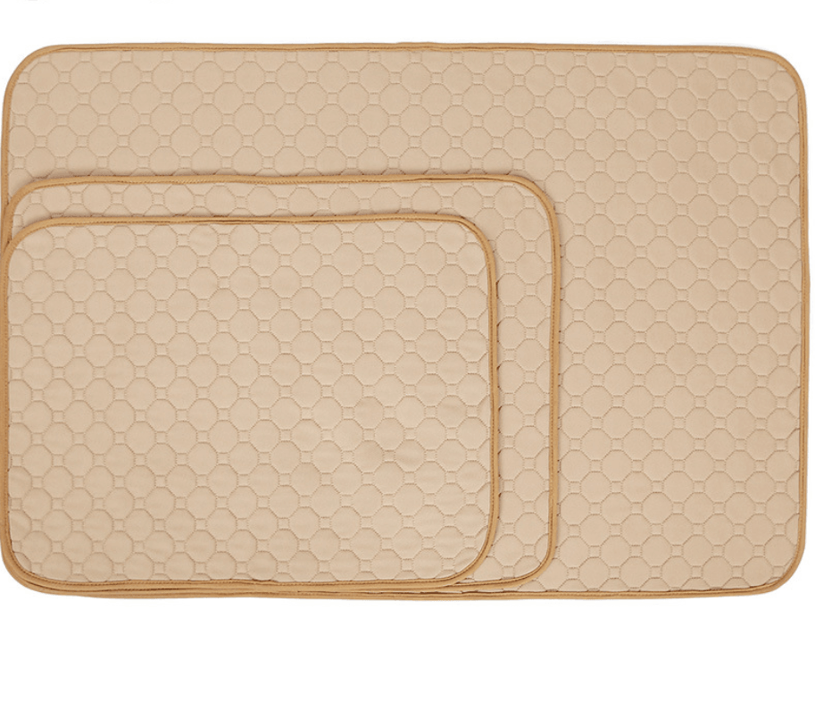 Pet Comfort Care Absorbent Diaper Mat in neutral tones, featuring a waterproof and non-slip design. — view 4