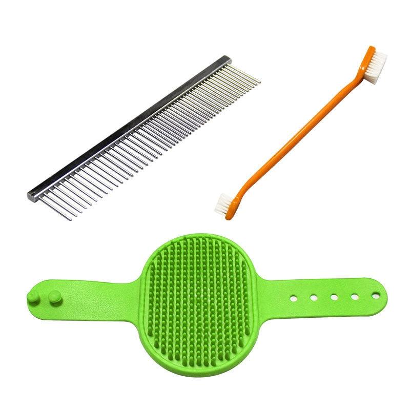 The Royal Pet Spa Kit featuring stainless steel grooming tools and soft PU brush for dogs — view 2