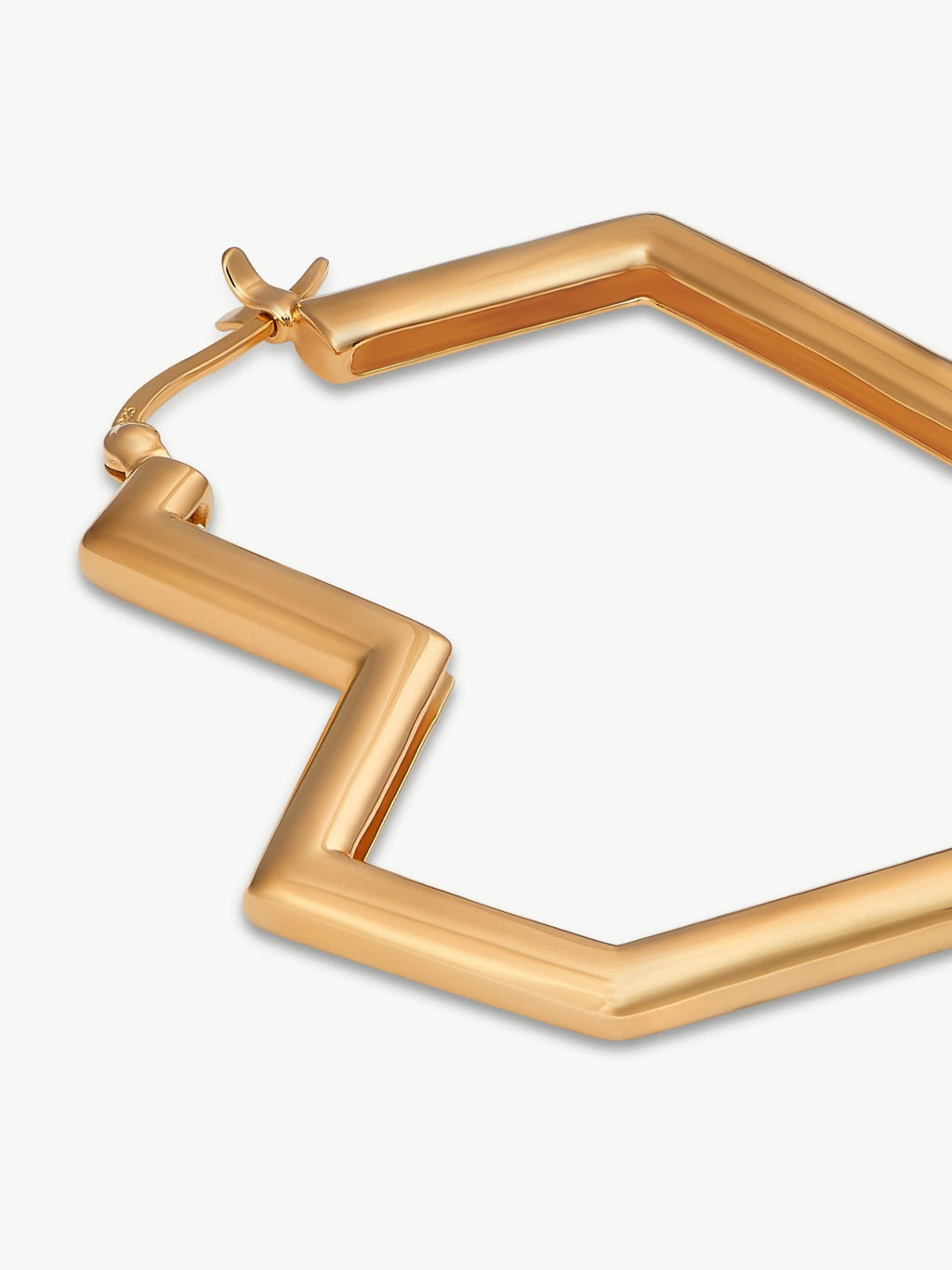 Gold Plated hoop earrings – Daryl | No More Nobody-3