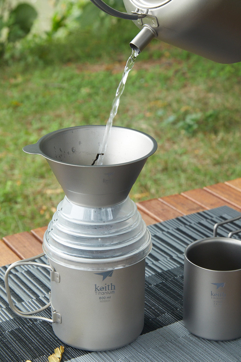 KEITH Titanium Ti3661 Titanium Coffee Funnel-1