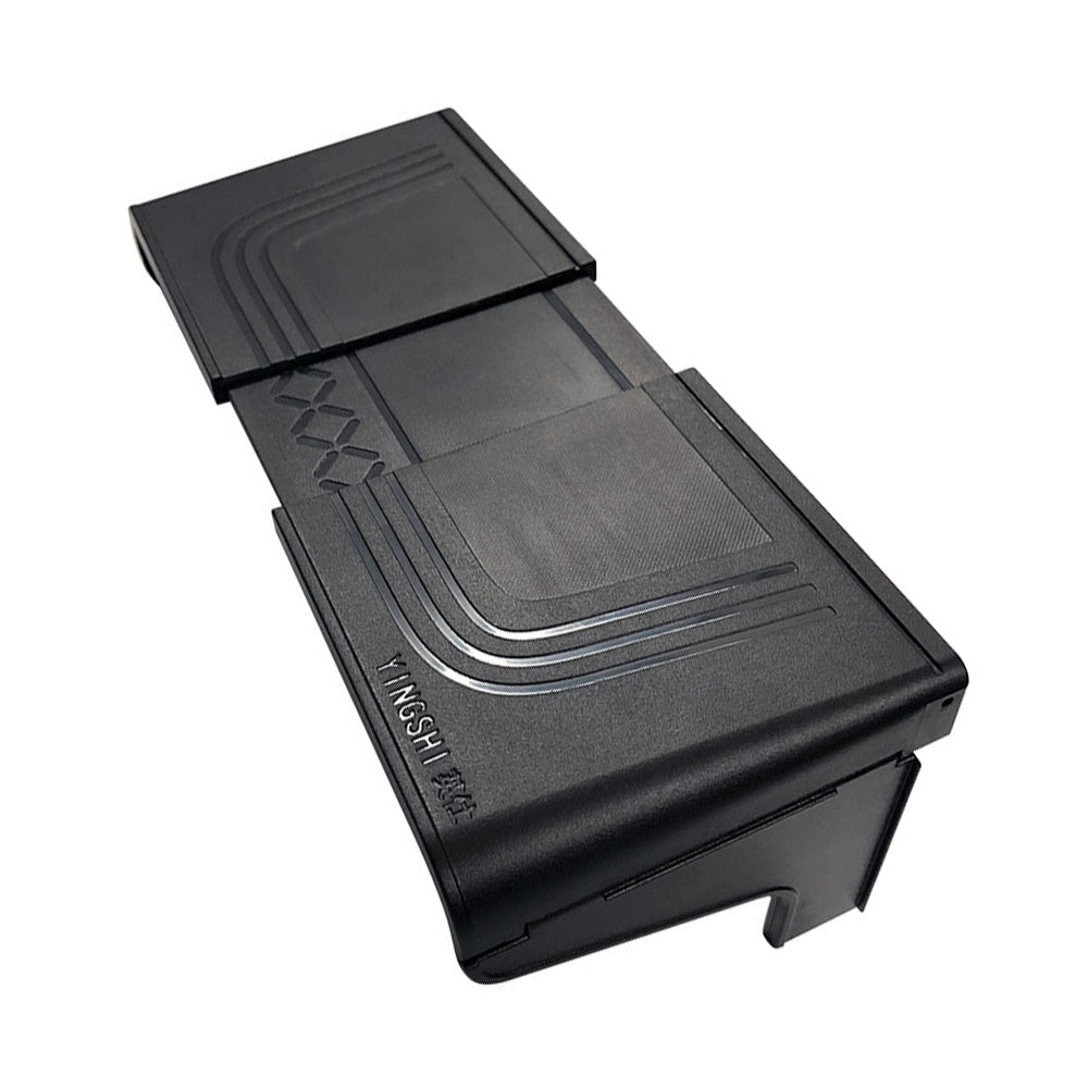 Adjustable black ABS GPS sunshade and anti-glare visor for 7 to 12 inch vehicle navigation screens