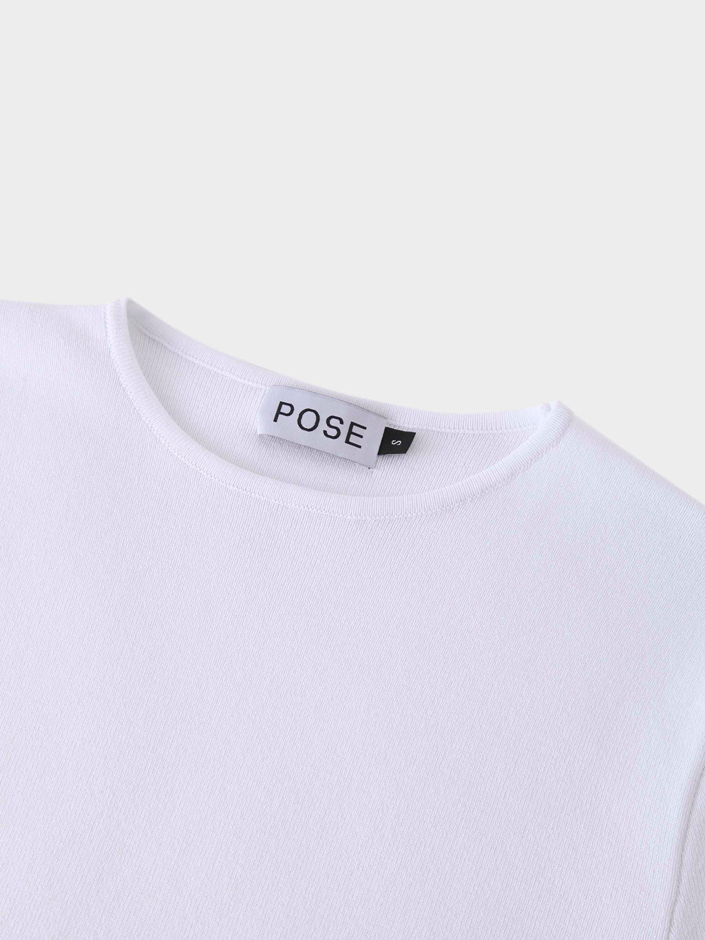 High Cuff Sweater-White-2